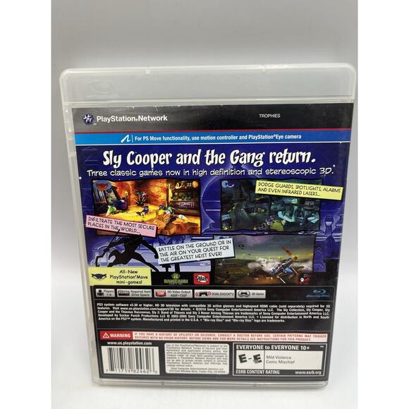 Sly Cooper Collection (Sony PlayStation 3 PS3, 2010) Complete - Tested! - Picture 2 of 7